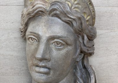 Painted bust of Libertá